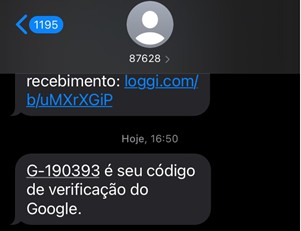 Recebimento Código de Verificação por Celular