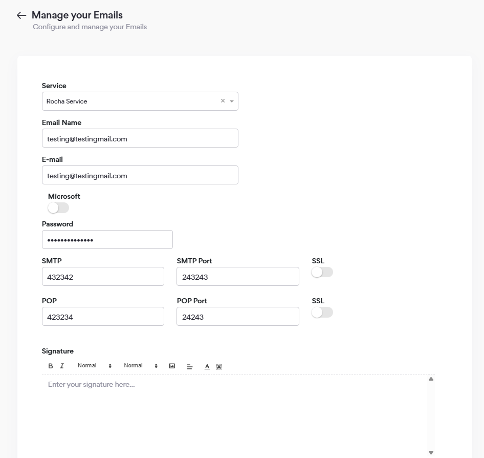 Canais E-mail